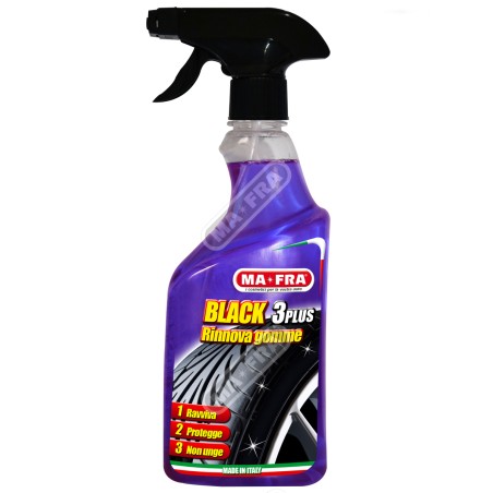 BLACK 3 PLUS NERO GOMME 500ML