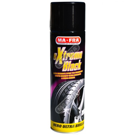 EXTREME BLACK SPRAY PER LUCIDARE LE GOMME DELL'AUTO