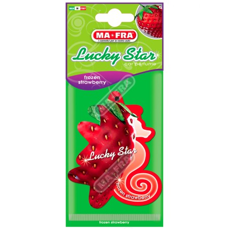 LUCKY STAR FROZEN STRAWBERRY, PROFUMATORE ALLA FRAGOLA PER AUTO