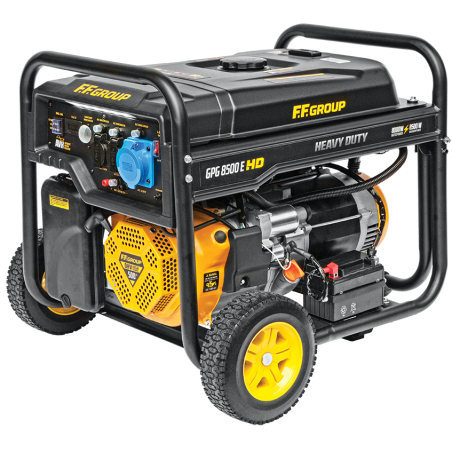 GENERATORE A BENZINA GPG 8500E HD, 1PH, 8.5kVA, 500cc, Avviamento elettrico , F.F GROUP