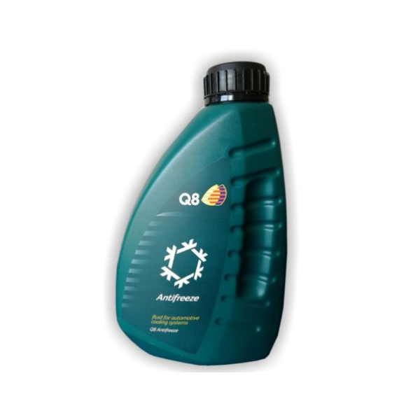 OLIO Antigelo Puro Concentrato Q8 Antifreeze Colore Blu da 1LT