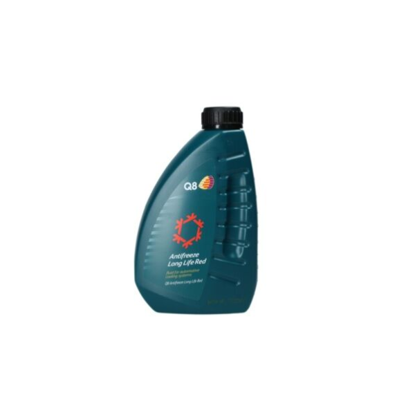 Antigelo Puro Concentrato Q8 Antifreeze Colore Red Rosso 1LT