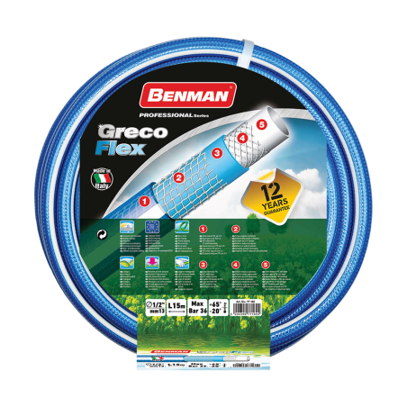 TUBO GOMMA GRECOFLEX BLU BENMAN